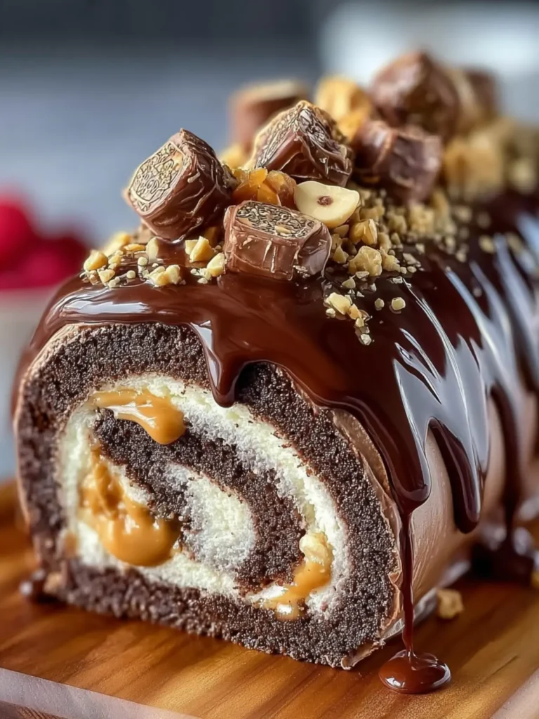 Decadent Chocolate Hazelnut Swiss Roll First Image