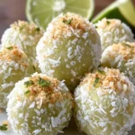 Zesty Lime Coconut Balls Recipe First Image