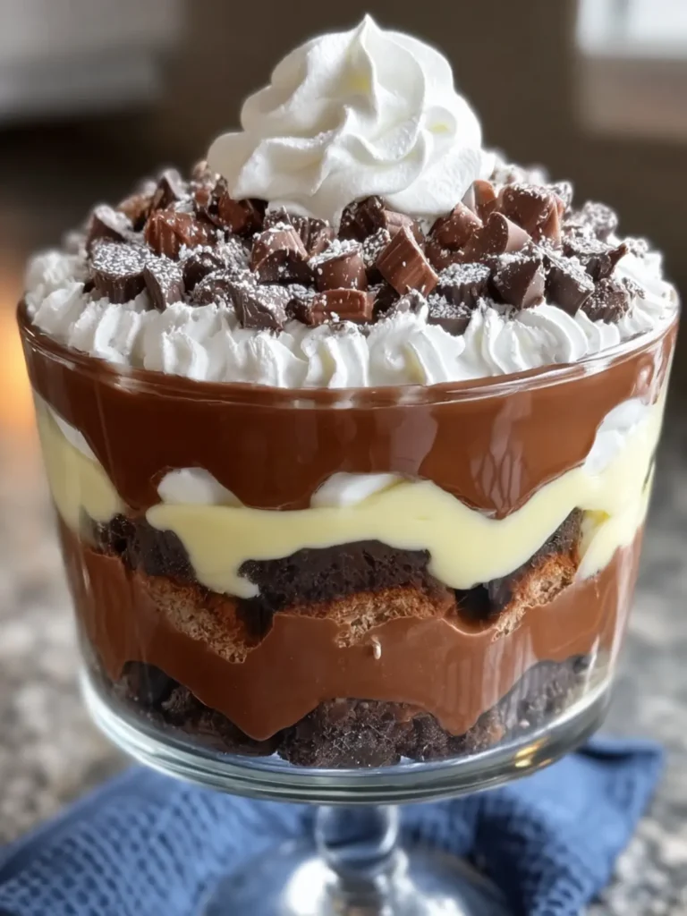 Decadent Chocolate Trifle Dessert First Image