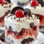 No-Bake Cherry Oreo Dessert First Image