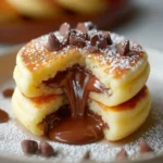 Fluffy Chocolate Filled Pancakes First Image