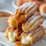 Creamy Caramel Filled Churros First Image