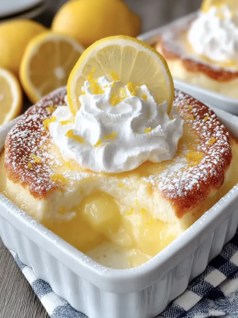 Classic Lemon Custard Dessert First Image