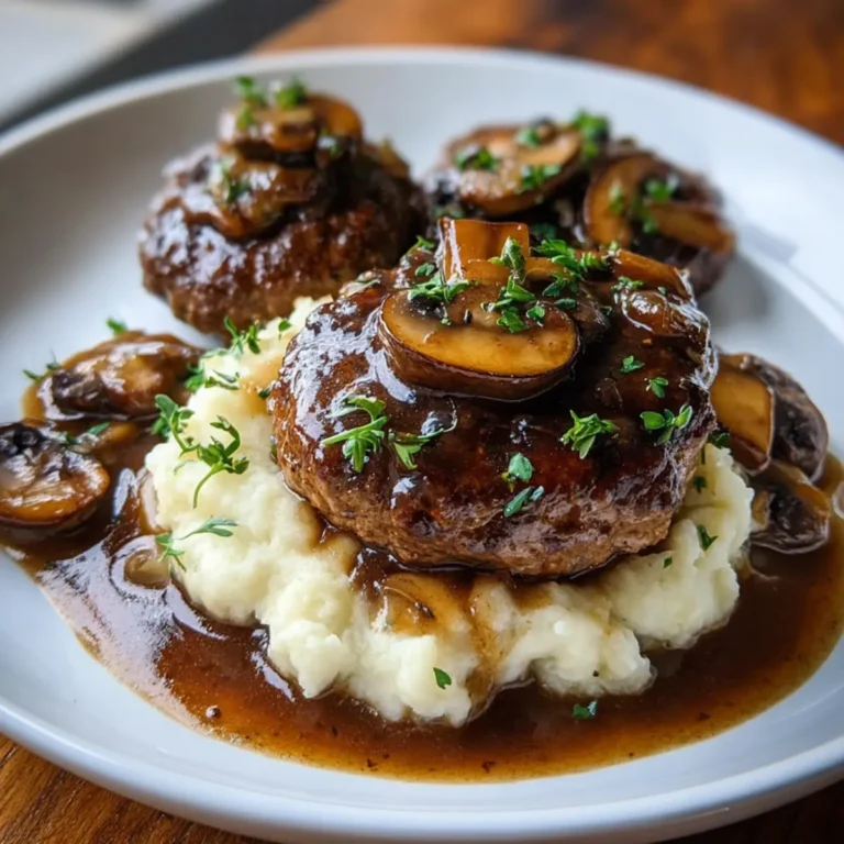 Savory Salisbury Steak with Mushrooms First Image