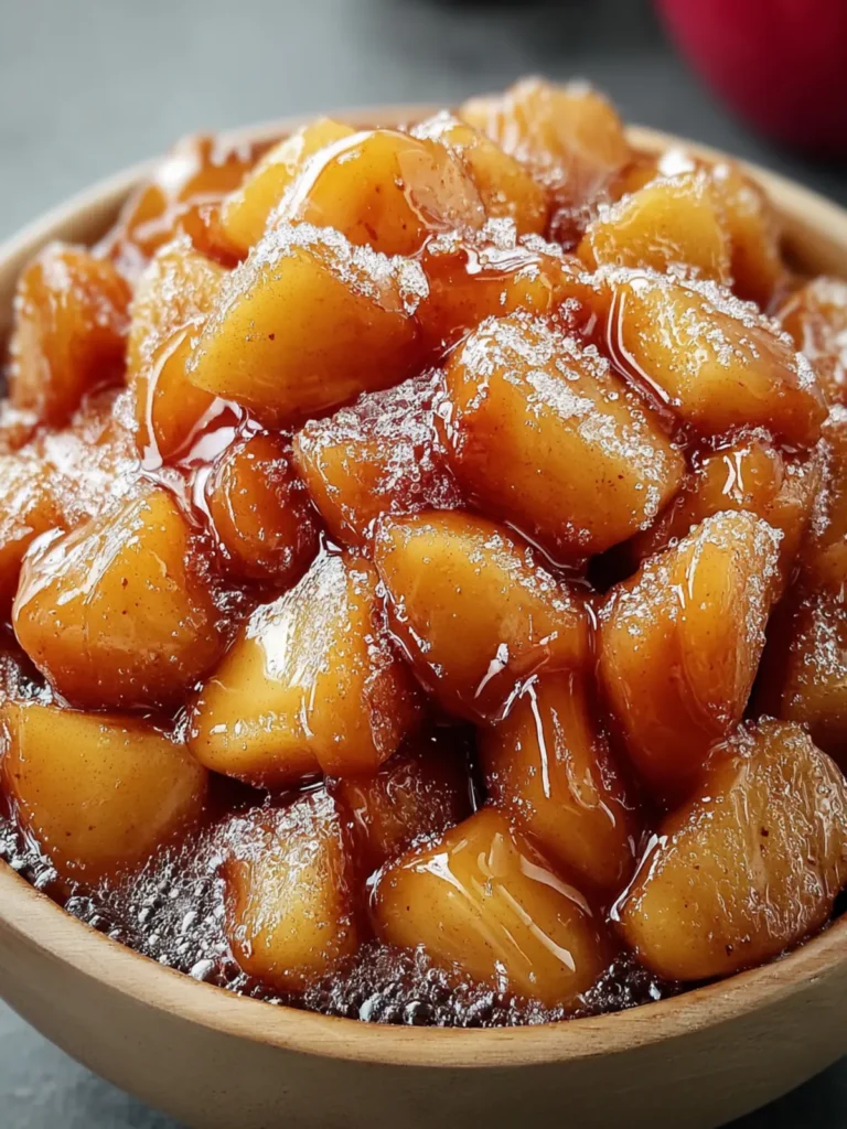 Caramelized Cinnamon Apple Chunks First Image