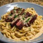 Creamy Steak Fettuccine Alfredo First Image