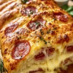 Cheesy Pepperoni Pastry Bake First Image