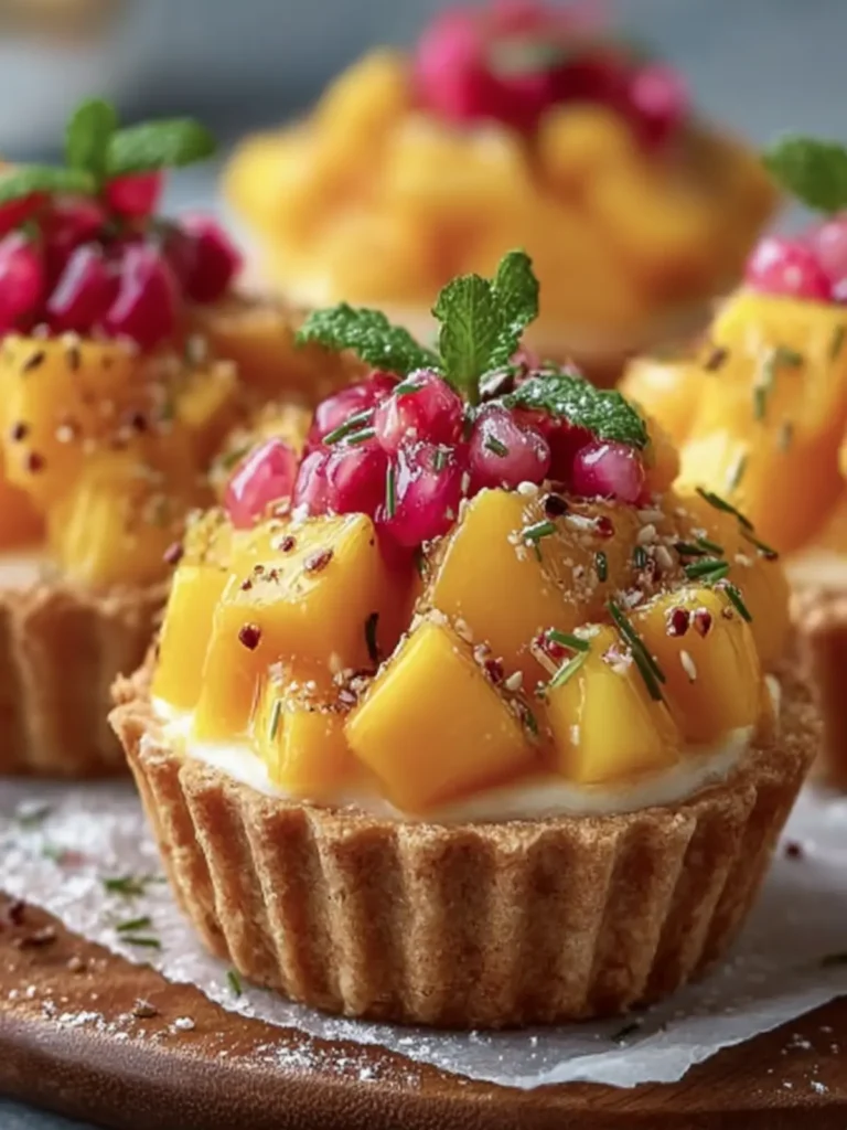 Tropical Mango Tartlets Delight First Image