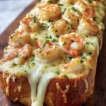 Cheesy Garlic Shrimp Bread First Image