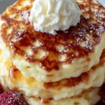 Fluffy Buttermilk Pancake Stack First Image