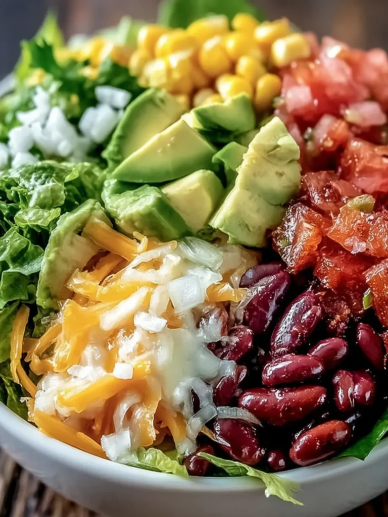 Colorful Mexican Salad Bowl First Image