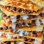 Crispy Black Bean Quesadillas First Image