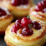 Rustic Cherry Danish Pastries First Image