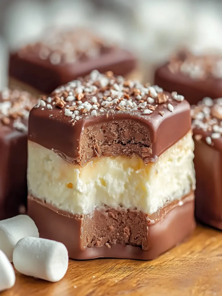 CHOCOLATE MARSHMALLOW NOUGAT BITES: A Sweet Delight! First Image