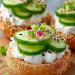 Bagel Cucumber Bites: Fresh, Easy, and Guilt-Free Treats First Image