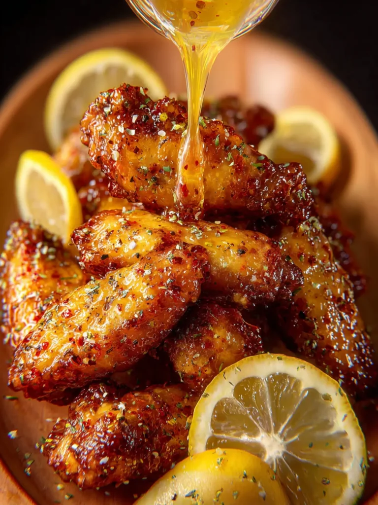 Honey Lemon Pepper Wings First Image