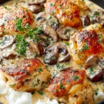 Creamy Mushroom Chicken – Cozy One-Pan Fall Dinner Delight First Image