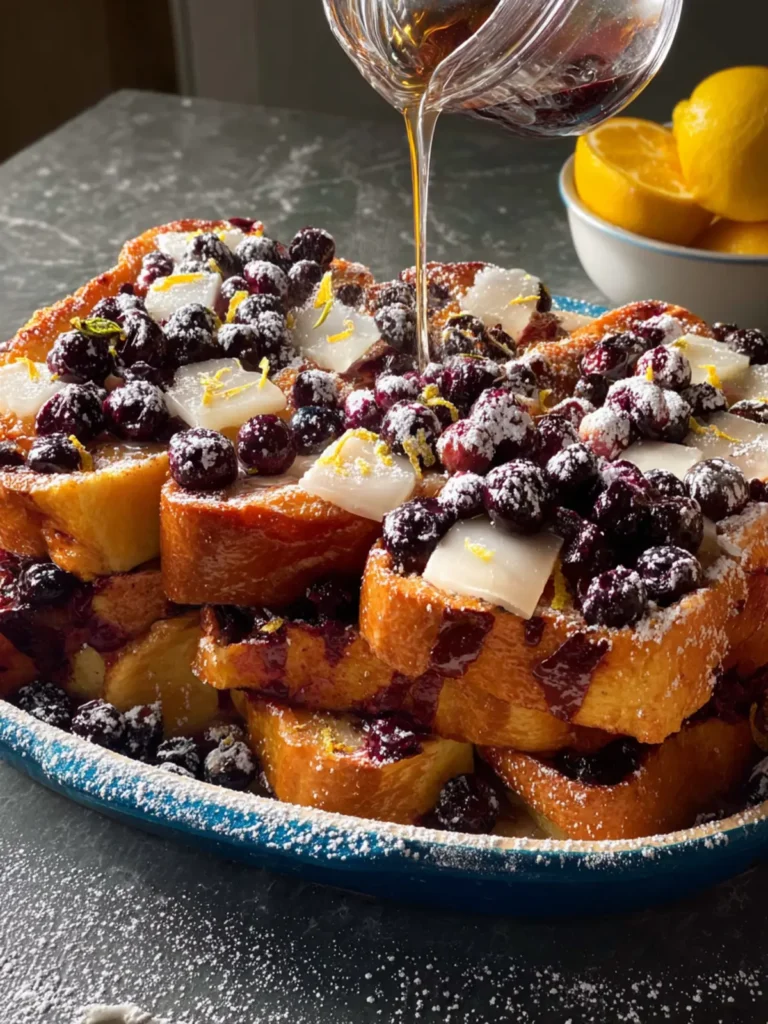 Lemon Blueberry Overnight French Toast First Image