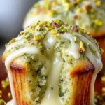 White Chocolate Pistachio Lava Muffins – Gooey, Indulgent Treat First Image