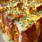 Savory Overnight French Toast Bake with Gruyere and Chives (Vegetarian) First Image