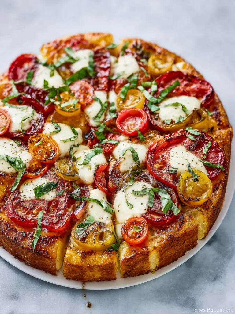 Summertime Easy Caprese Pizza First Image