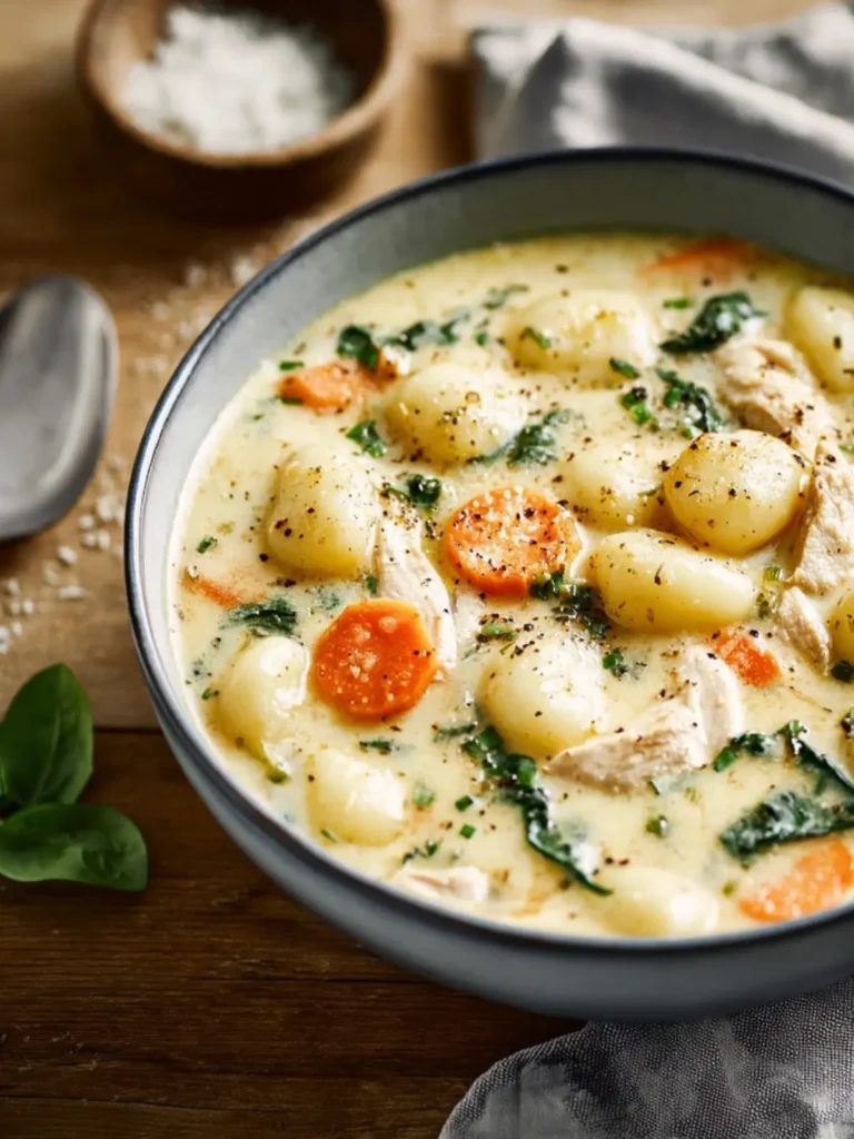 Chicken and Gnocchi Soup First Image