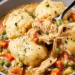 Slow Cooker Chicken and Dumplings First Image