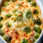 Decadent Garlicky Creamy Brussels Sprouts Au Gratin Delight First Image