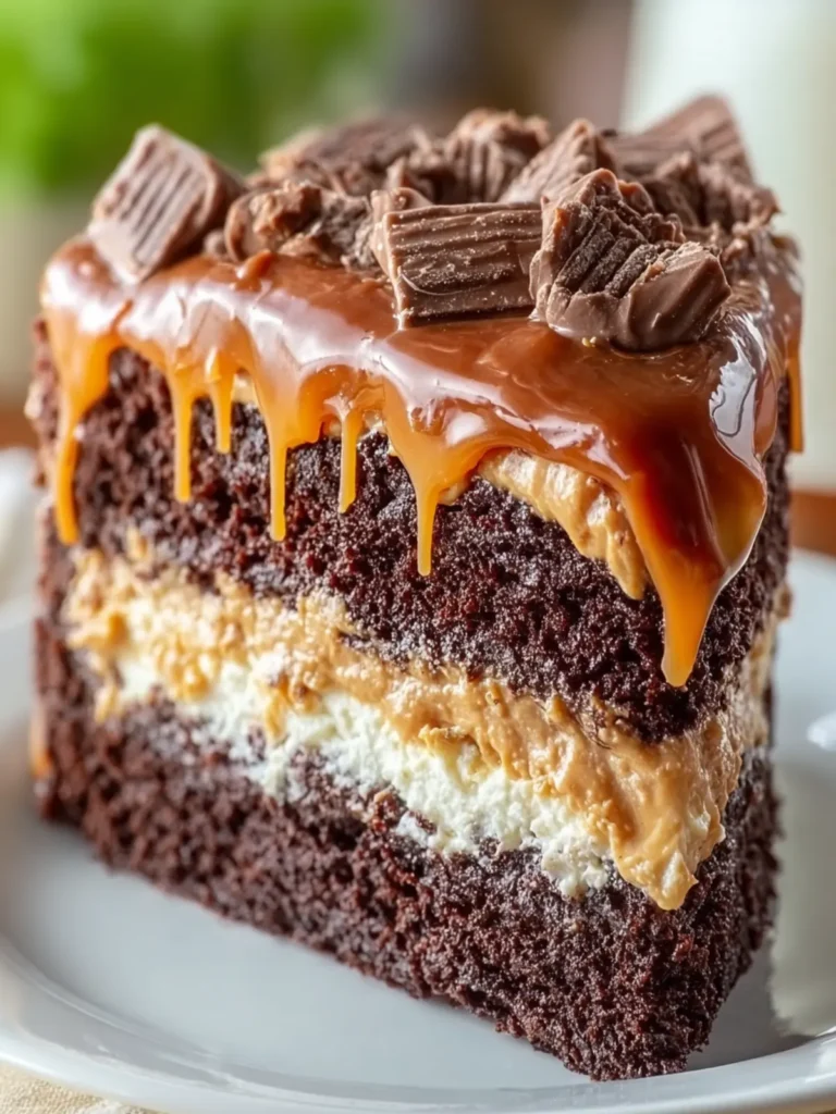Chocolate Peanut Butter Layer Cake: A Delightful Recipe! First Image