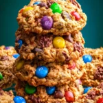 Gluten Free Flourless Monster Cookies First Image