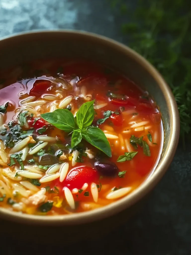 Summery Orzo Soup: A Refreshing Recipe You’ll Love! First Image