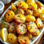 Zesty Lemon Roasted Potatoes – A Perfect Side Dish Delight First Image