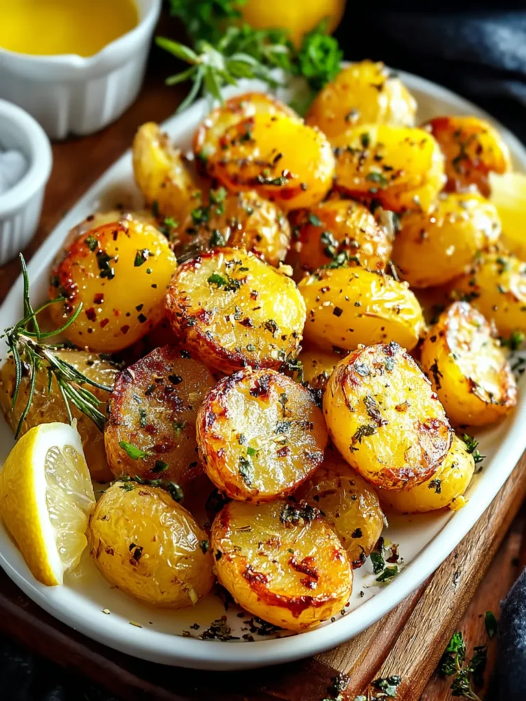 Zesty Lemon Roasted Potatoes – A Perfect Side Dish Delight First Image