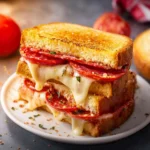 Pizza Grilled Cheese Sandwich First Image