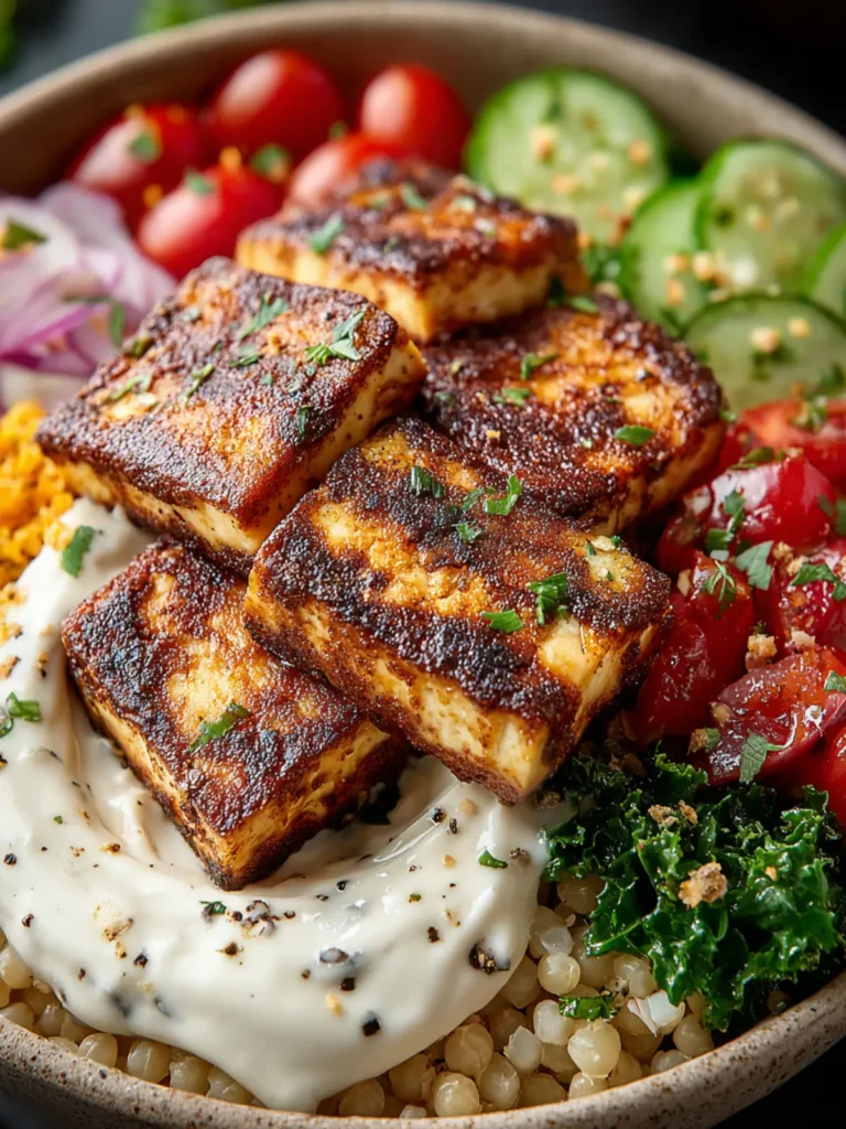 Grilled Tofu Shawarma Bowls : Bold, Balanced & Plant-Powered First Image