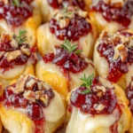 Cranberry Brie Bites (Easy Holiday Appetizer Recipe) First Image