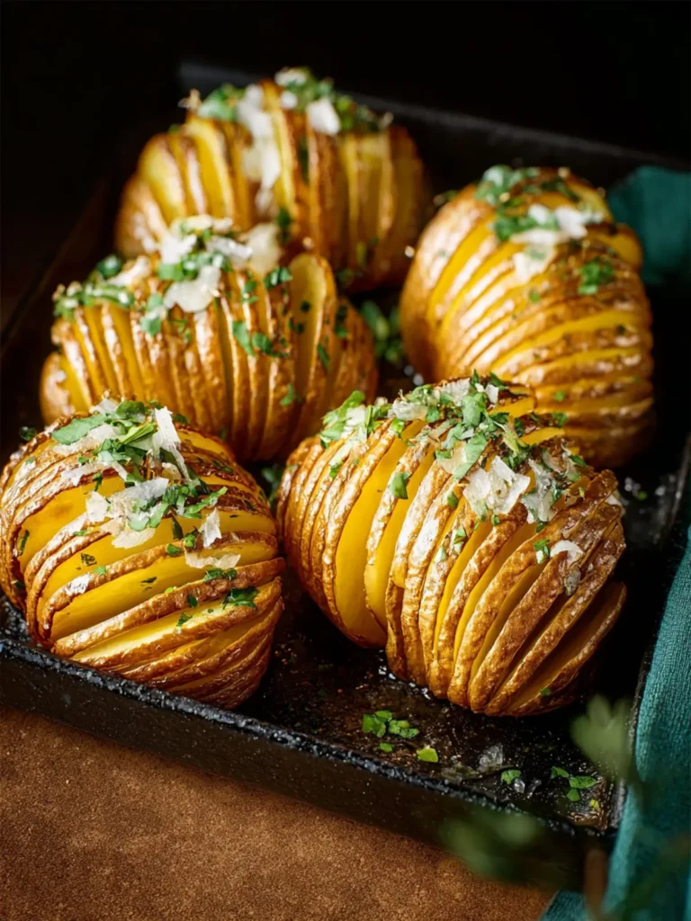 Crispy Hasselback Potatoes First Image