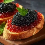 Indulge in Luxurious Beluga Caviar Toast Delight First Image