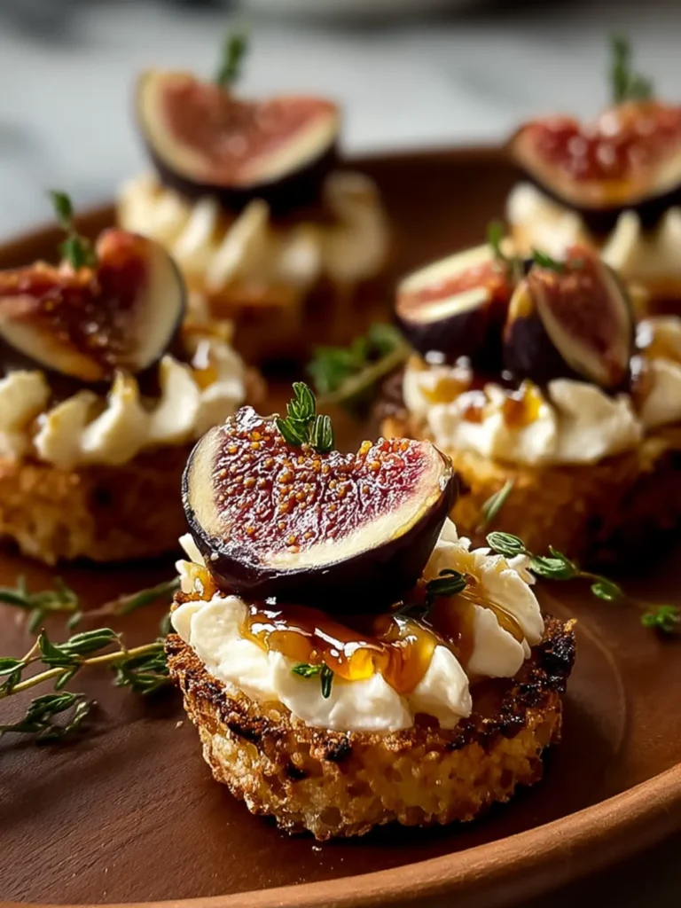 Irresistible Fig and Goat Cheese Bites for Any Occasion First Image
