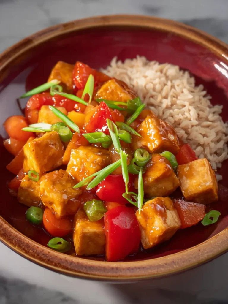 Sweet and Sour Tofu First Image