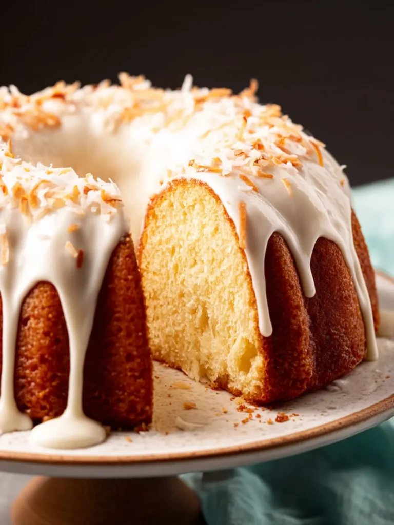 Coconut Bundt Cake First Image
