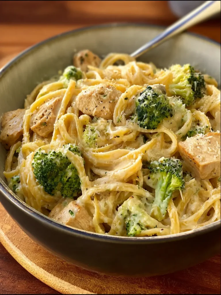 Chicken Alfredo with Broccoli First Image