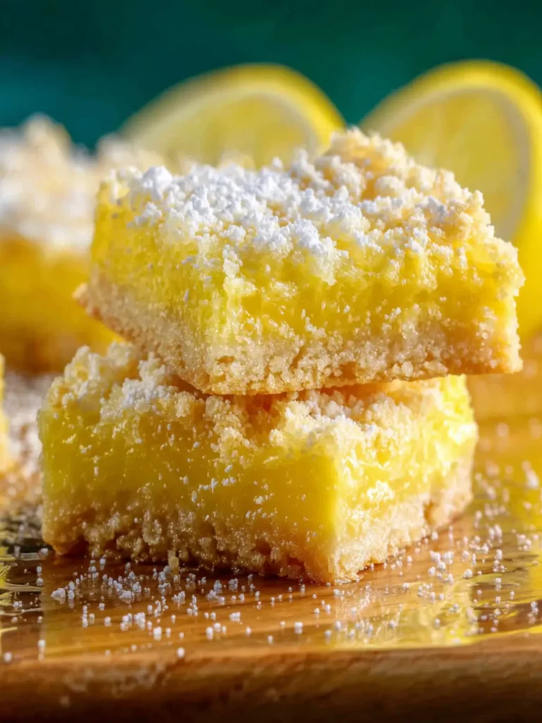 Cake Mix Lemon Bars First Image