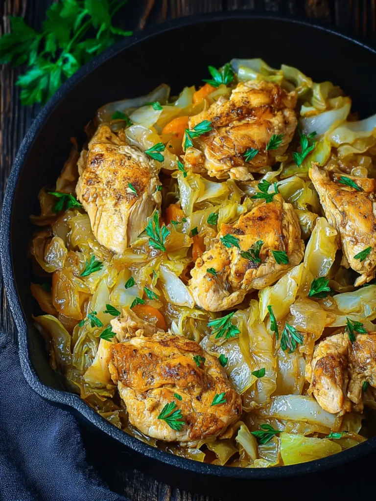 Irresistible Chicken and Cabbage Skillet Recipe to Try Now First Image