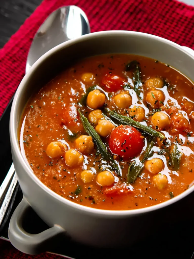 Chickpea Tomato Soup First Image