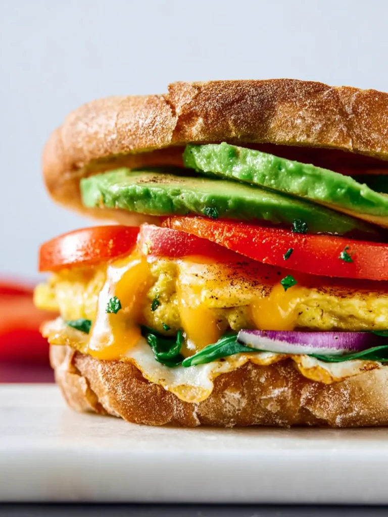 Healthy Breakfast Sandwich First Image