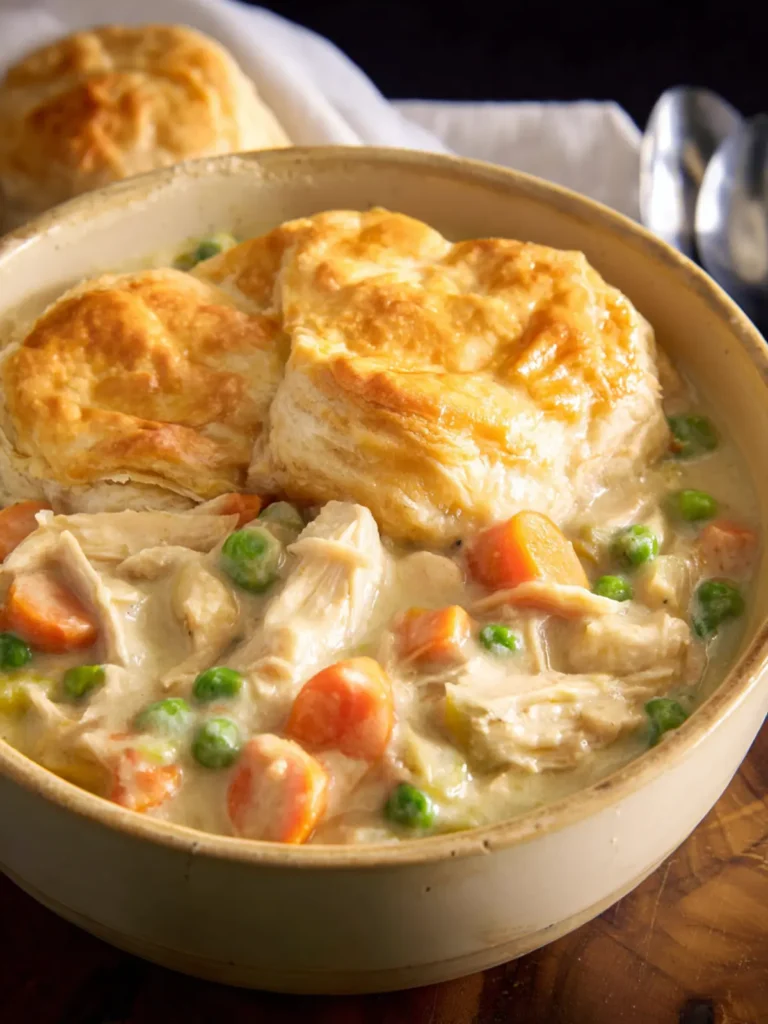 Slow Cooker Chicken Pot Pie First Image