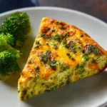 Broccoli Frittata With Cheddar First Image