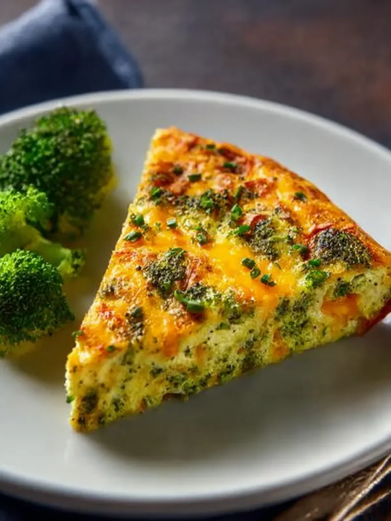 Broccoli Frittata With Cheddar First Image