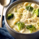 Chicken Alfredo Soup with Broccoli First Image